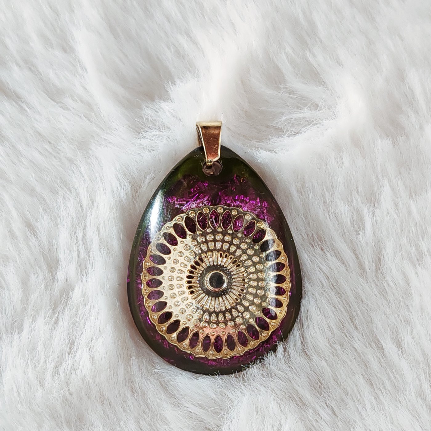 Pendentif orgone Améthyste