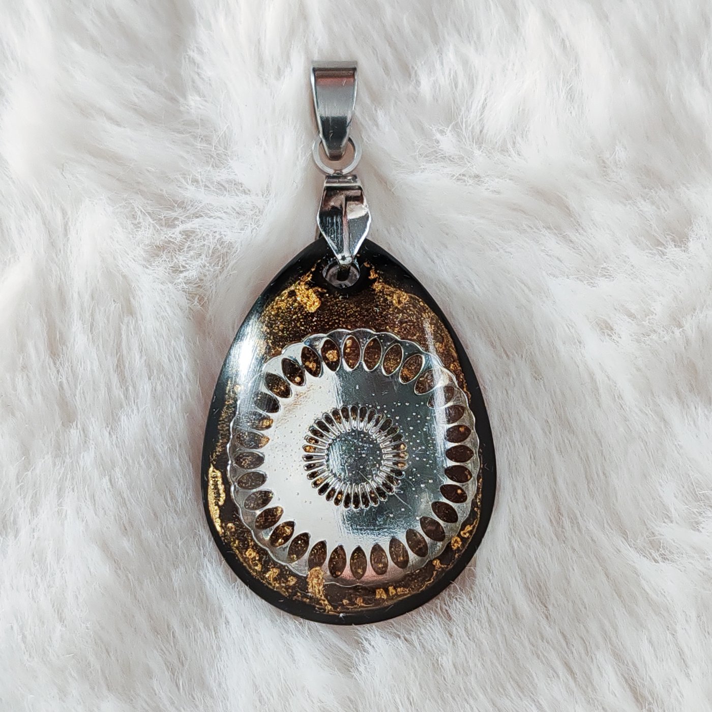 Pendentif orgone Ambre