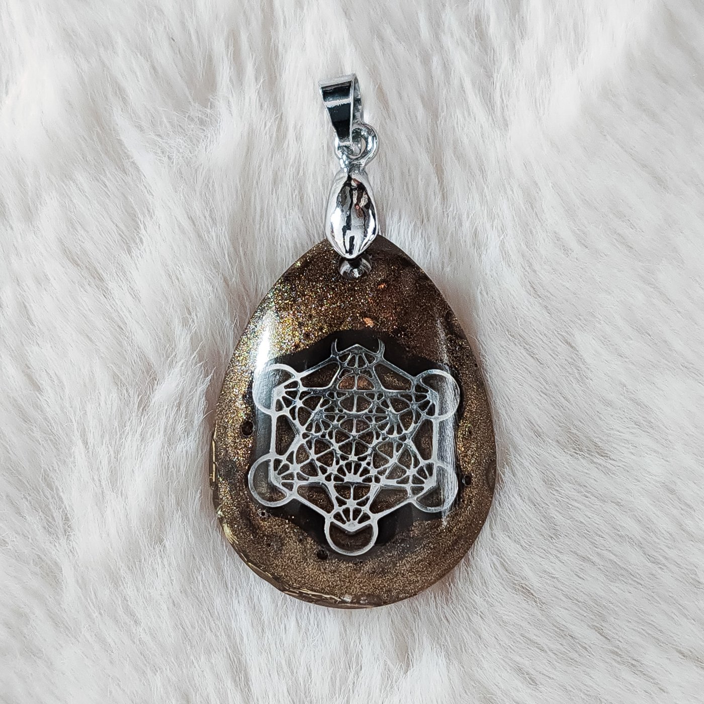 Pendentif orgone Métatron