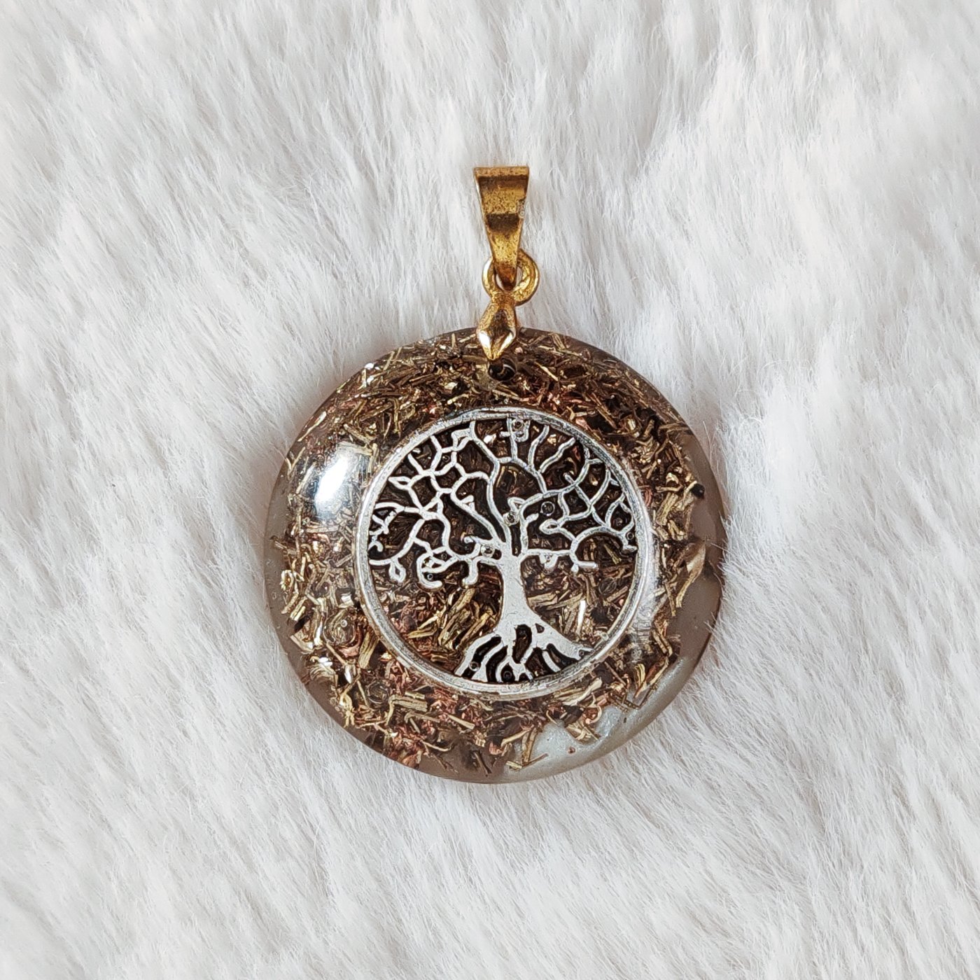 Pendentif orgone Arbre sacré